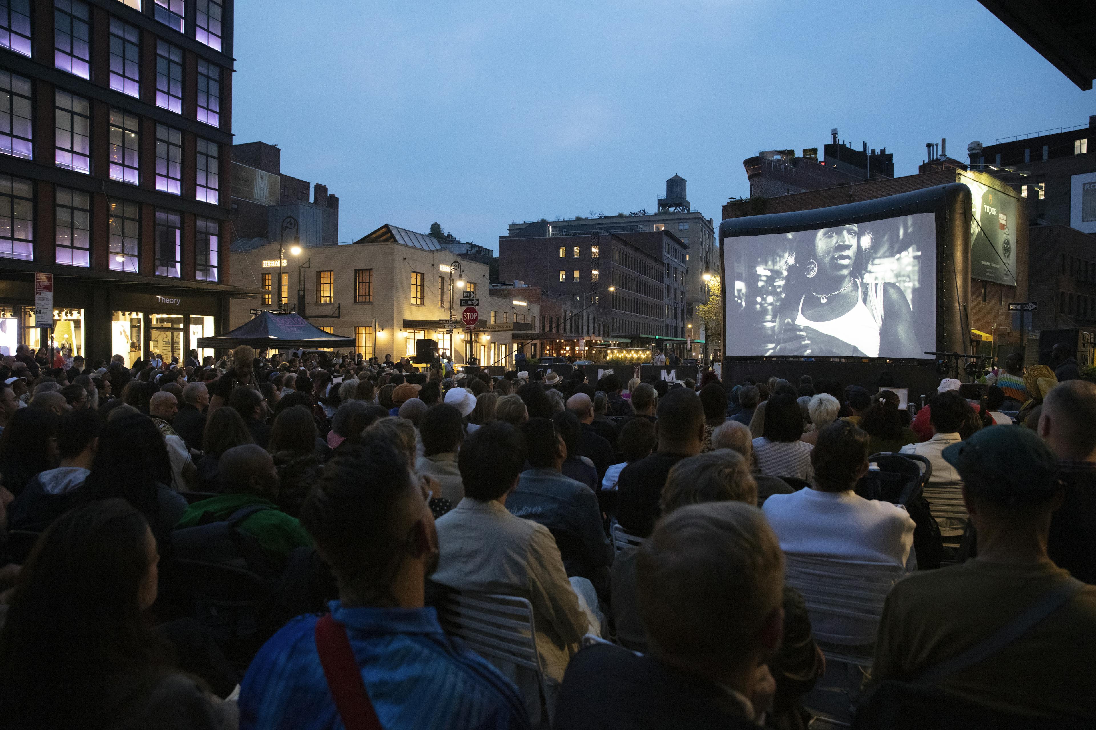 June's Movies in the Cobbles in Meatpacking