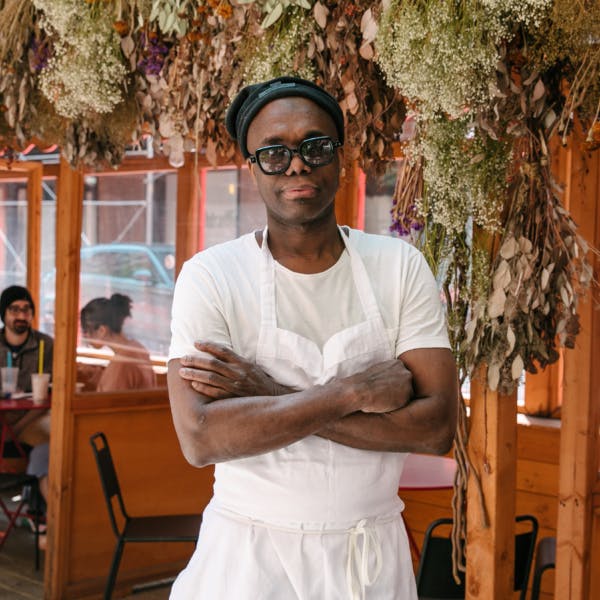 Photo of Amadou Ly at Chelsea Market in the Meatpacking District